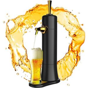 WRJAHCG Spillatore Birra,Dispenser Birra Refrigerato,Spillatrice Birra Schiumatore di Birra,Regalo di Birra per Il Marito Padre Figlio