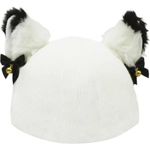 Generic Copri casco da snowboard, con campanelle in peluche, orecchie di gatto, accessorio per casco elastico, decorazione per casco da sci, snowboard, skateboard, moto