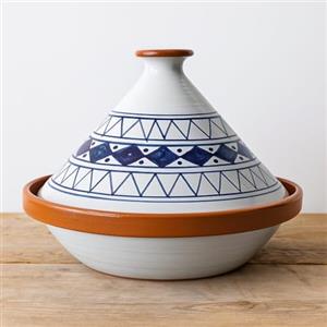 Generico Tajine Pentola Terracotta Piatto Etnico Marocchino Tunisino XL 32cm 0212242002
