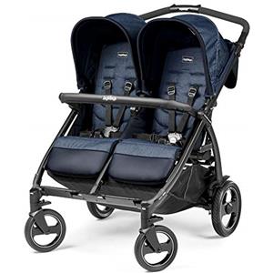 Peg Perego Book For Two, Passeggino Gemellare Compatto, Indigo, 14.12 kg