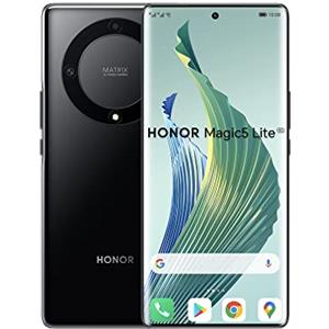 HONOR Magic5 Lite 5G Telefono Cellulare Smartphone Batteria 5100mAh Display Curvo AMOLED 120Hz, Sottile e Leggero, Tripla Fotocamera 64MP, 8+256GB, Dual SIM, Android 12