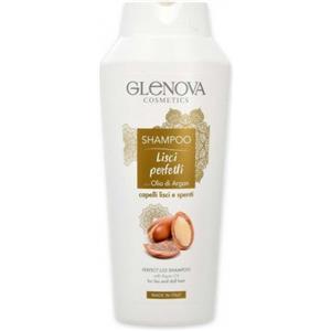 Glenova Shampoo Lisci Perfetti con Olio di Argan - 300 ml, Idrata e Nutre per Capelli Lisci e Lucenti