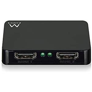 glowster Splitter HDMI 4K 1x2 ad alta velocità con supporto 3D, per duplicare segnali audio e video su display multipli.