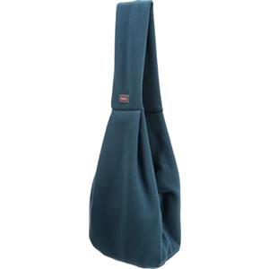 TRIXIE Borsa ventrale morbida, 22 × 20 × 60 cm, blu/grigio chiaro