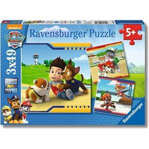 Ravensburger - Puzzles Paw Patrol C Confezioni Da 3 | Puzzle Bambini 5 Anni O Più | Regalo Bimba 5 Anni 3 X 49 Pezzi | Puzzle Bambini 21 X 21 Cm | Puzzles Perfetti Ravensburger