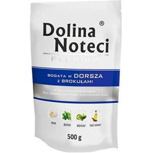 DOLINA NOTECI Cibo Umido Premium con Merluzzo e Broccoli 500g per Cani Adulti