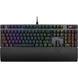 ASUS ROG Strix Scope II X Tastiera Gaming, Interruttori ROG NX Snow V2 Prelubrificati e con Schiuma Ammortizzante, Copritasti in PBT, Controlli Multifunzione e Tasti di Scelta Rapida, LED RGB, Nero