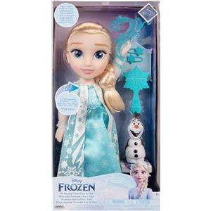 Disney Princess - Bambola Elsa Cantante 38 cm con Abiti Iconici e Olaf
