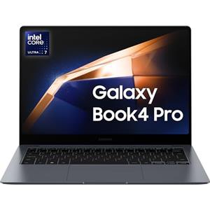 Samsung Galaxy Book4 Pro, Intel® Core™ Ultra 7 Processor, 16GB RAM, 512GB, Laptop 14 Dynamic AMOLED 2X touch, Windows 11 Home, Moonstone Gray [Versione Italiana]