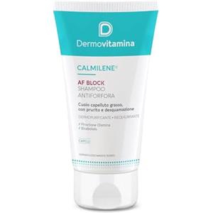 Dermovitamina Calmilene AF Block - Shampoo Antiforfora - Shampoo Capelli Grassi - Contrasta gli inestetismi della Dermatite Seborroica - Con Bisabololo - Normalizza la Produzione di Sebo - 200 ml