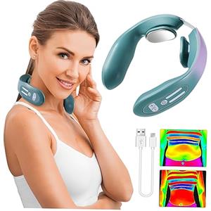 Mobestech Massaggiatore Elettrico Per Cervicale Punti Di Agopuntura Tecnologia Impulsi Elettrici Bassa Frequenza Massaggio Profondo e Controllo Della Temperatura