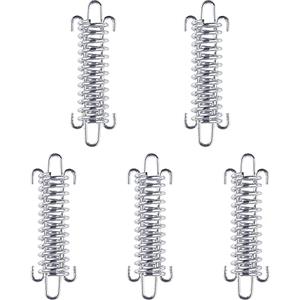 PTONZ 5PCS Molle a Molla di trazione in Acciaio Inox, per tendalino da Campeggio Accessori, Campeggio/Trekking/Picnic/Spiaggia/Protezione Solare