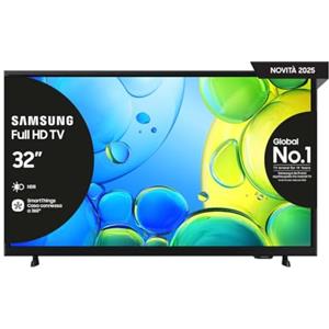 Samsung Full HD Smart TV 32'' UE32F6000FUXZT FHD, Hyper Real Processor, HDR & Pur Color, Smart Experience, OTS Lite & Adaptive Sound, SlimLook Design, PACCHETTO INTRATTENIMENTO, 2025