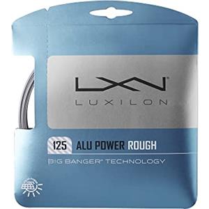 Luxilon Wrz995200 Corda Da Tennis Alu Power 125 Rough, 12.2 M, Unisex, Argento, 1.25 Mm