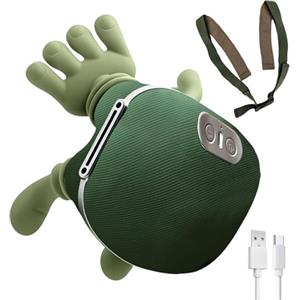 Generico Massaggiatore Cervicale 4D Con Calore 14.5x11 Cm Massaggiatore Per Il Collo, Batteria 2000mAh, 3 Velocità 2 Modalità Calore Per Relax A Casa E In Ufficio Per Genitori