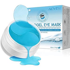 sefudun 60 Pezzi Patch Occhi,Acido Ialuronico Maschera d'occhio del Collagene,Eye Mask per Occhiaie,Anti-rughe ed anti-età, Ridurre Borse,Occhiaie e Puffiness (Ialuronico)