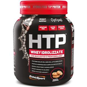 EthicSport HTP - Proteine isolate e idrolizzate Optipep con ProHydrolase e nucleotidi - Supporto alla massa muscolare - 750 g - doping free tested* - Gusto Cookies