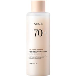ANUA Rice 70 Glow Milky Toner - Tonico Viso Illuminante e Idratante con Acqua di Riso, Niacinamide e Ceramidi, 250 ml
