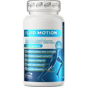 EthicSport Fluid Motion - Integratore Alimentare per Articolazioni con Glucosamina e Curcuma, 30 Compresse