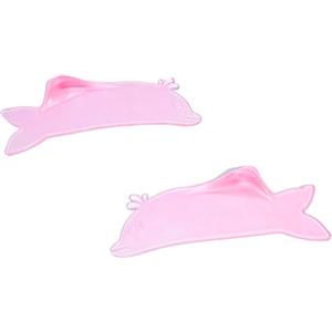 Libeauty Scudi piatti per sollevare le ciglia, scudi piatti coreani ultra sottili per passaggio 1 Perm/Lift, uso flessibile come patch per gli occhi o nastro di sollevamento, design a forma di delfino