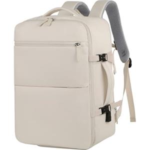 awoawo Zaino da viaggio da 35 l, da uomo e da donna, impermeabile, borsa da viaggio per laptop da 16 pollici, zaino da viaggio per viaggi d'affari, business, escursioni, weekend, Verde militare, army