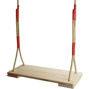 Vhjlfig Kit Altalena Da Giardino In Legno 43x17 Cm Set Completo Con Seduta Doppia Cinghie Resistente E Moschettoni Sicuri Materiale Trattato Antiagenti Atmosferici Per Famiglie