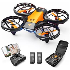 4DRC V8 720P Drone con Telecamera HD FPV, Quadricottero RC con Telecomando, Funzione Hovering, modalità Senza Testa, 3D Flip, Decollo/Atterraggio a Un Tasto, Adatto ai Principianti e Bambini