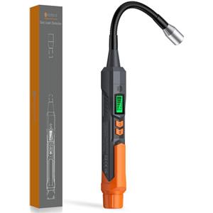 Neoteck Rilevatore Fughe Gas Portatile con Sonda 10cm, Doppia Sensibilità Regolabile 50-3000ppm, Rilevatore di Gas Combustibili per Metano, Propano, GPL, Gas Naturale - Allarme Acustico e Visivo