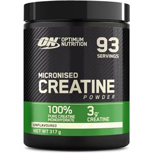 Optimum Nutrition Creatina Micronizzata in Polvere, Senza Aroma, 317g, 93 Porzioni
