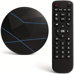 Generico Google TV Box, 8K Ultra HD, 4GB RAM, 64GB ROM, Smart Android TV Box, Streamcast Integrato Compatibile con L'assistenza Vocale Google, Dolby Atmos e Dolby Vision- WiFi 6, Nero. Rendi Smart le tue TV!