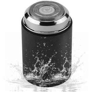 Duluok Rasoio Elettrico da Uomo USB-C Mini 10.000 giri/min Testa Galleggiante Doppio Anello Lama Precisi 0,1 mm 2 W 5 V Pulizia Profondità Impermeabile Rasatura Viaggi