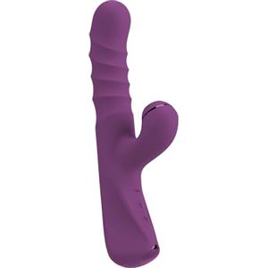 You2Toys Javida 3 Function Vibe Thrusting Vibratore Viola 23,7-24,2 cm