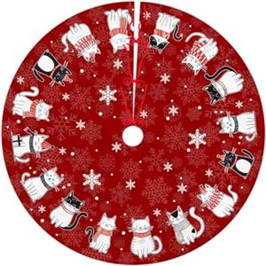 QIZHIQIAMY Base Albero di Natale, 76cm Copri Base Albero Natale, Gonna Alberos di Natales, Tappeto per Alberos di Natales per Capodanno, Ringraziamento, Decorazioni di Halloween (C)