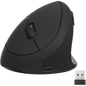 Generic 2 mouse da ufficio verticali ergonomici wireless 4G con 6 tasti DPI regolabile a 3 marce batteria al litio integrata da 400 mAh ottica