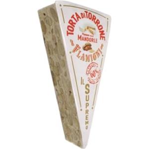 Flamigni Torrone Flamigni Torta di Torrone Morbido alle Mandorle 60% Fetta da 150 g