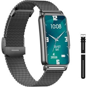 Tipmant Smartwatch Donna, Fitness Tracker Impermeabile IP68, 123 Modalità Sportive, Cardiofrequenzimetro, SpO2, Monitor del Sonno, Orologio da Polso Donna Sottile