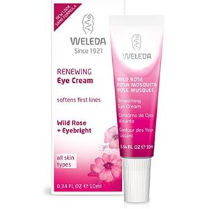 Weleda Contorno Occhi Rosa Mosqueta 10ml - Crema Non Profumata con Olio di Rosa Mosqueta, Sedum Purpureum ed Eufrasia, Antirughe e Protettiva