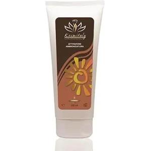 Kosmitaly Crema Attivatore abbronzatura Stimola melanina per abbronzatura Intensa Viso Corpo Gambe con Olio di Manorle, Burro di Karite e Acido Ialuronico adatto al Sole e Solarium 200 ml