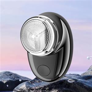 YAMSLAM Rasoio elettrico Rasoio portatile Uomo Abbigliamento da viaggio Wet and Dry USB Ricaricabile Rasoio Tipo C Ricarica Mini Macchina da barba