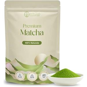 Special Leaves Tè Matcha in Polvere - 90g - 100% Naturale & Finemente Macinato - Per Tè e Matcha Latte - Senza Additivi - Tradizione Giapponese - Tè Verde Premium