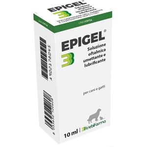 TREBIFARMA Epigel Occhi 10ml - Soluzione Oftalmica Umettante e Lubrificante per Cani e Gatti