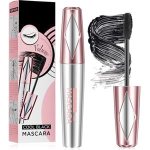 HOUSN 5D Mascara Spesso, Negro Profundo, Mascara Waterproof a Long-Lasting di Nero, Antiborrón, Effetto Occhi Grandi Amplificato, 9ml