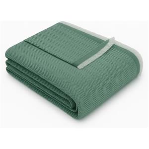 textil-home Textilhome Copridivano e Copriletto Multiuso - Telo Arredo Plaid Foulard Modello Martina, 180x285 cm, Copertura per Divano. Colore Acquamarina, Certificato OEKO-TEX