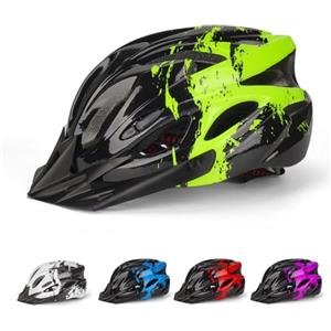 Moplasz Casco per Bambini 50-59CM Casco Bici Bambino per ragazzi ragazze con Visiera per Scooter BMX Scooter Roller Ride Regolabile per 5-15 Anni