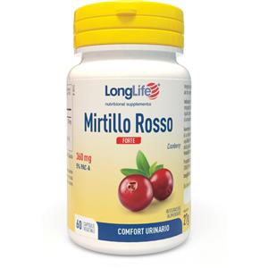 PHOENIX Longlife Mirtillo Rosso Forte - Integratore Alimentare 60 Vegicaps con 25% di Proantocianidine