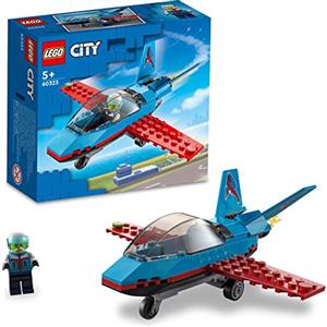 LEGO City Great Vehicles Aereo Acrobatico, Giocattolo con Minifigure del Pilota, Idea Regalo, Giochi per Bambini e Bambine dai 5 Anni in su 60323