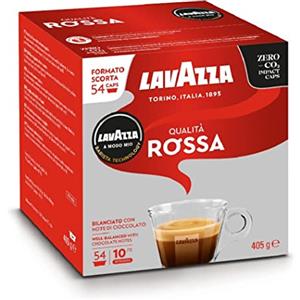 Lavazza Capsule Caffè Espresso Qualità Rossa, Confezione da 54 Capsule