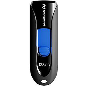 Transcend JetFlash 790 USB 3.1 Gen 1 da 128 GB (chiavetta USB) nera con confezione Frustration Free - TS128GJF790KBE