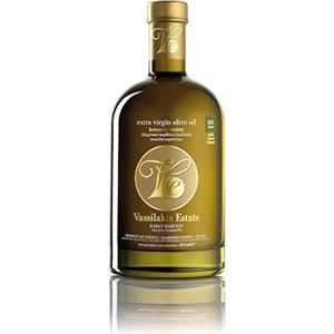 Charisma Vassilakis Estate - Olio Extravergine di Oliva 100% Greco - Da Olive Koroneiki di Creta - Spremitura a Freddo - Bottiglia in Vetro 500 ml - Acidità < 0,3%