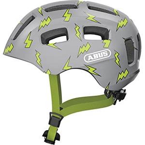 ABUS Youn-I 2.0 Casco per Ragazzi - Casco da Bicicletta con Luce per Bambini, Adolescenti e Giovani Adulti - per Ragazze e Ragazzi